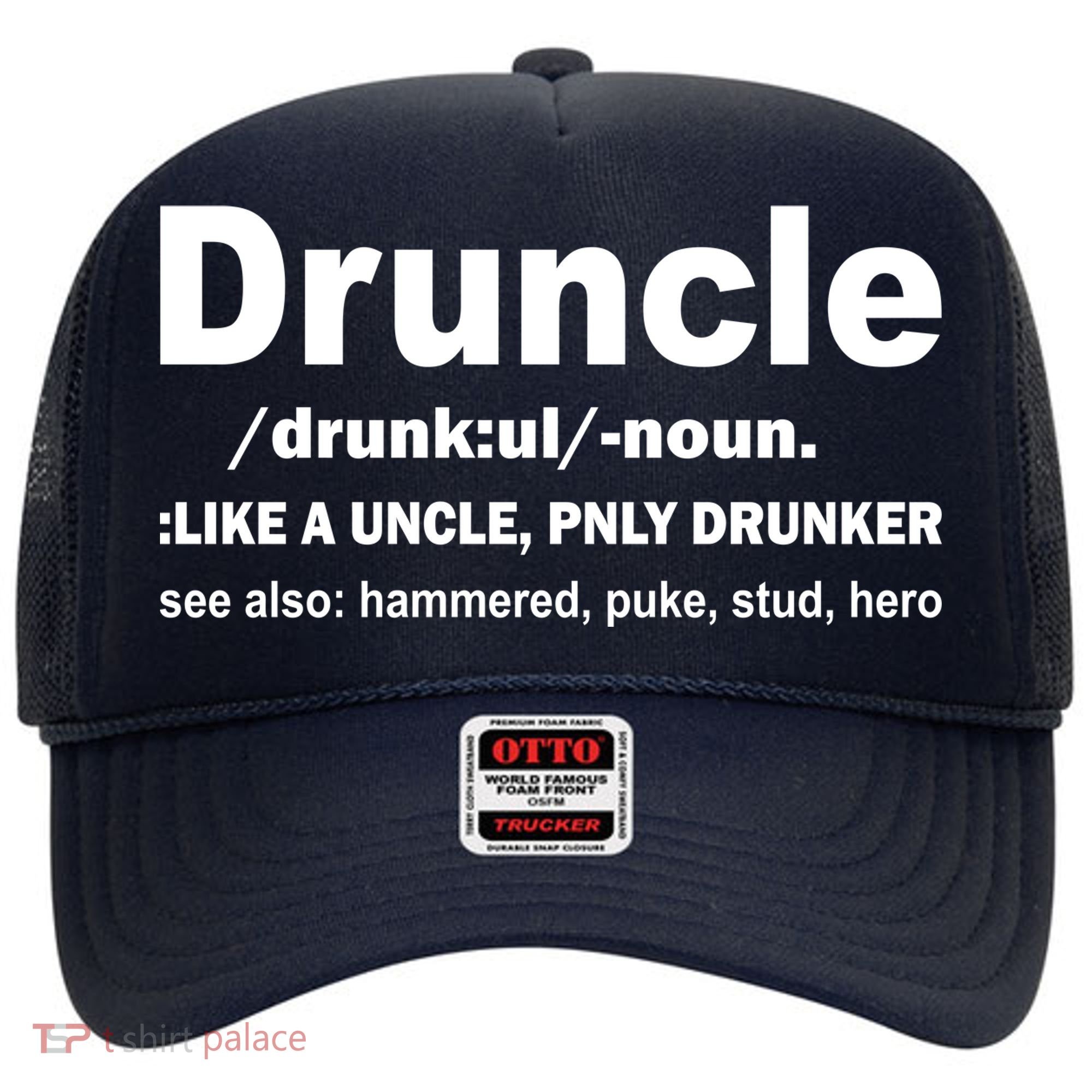 Funny Drunk Uncle Druncle Definition Hat