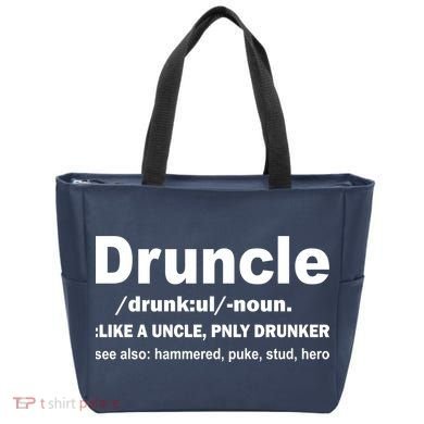 Funny Drunk Uncle Druncle Definition Tote Bag