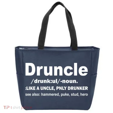 Funny Drunk Uncle Druncle Definition Tote Bag
