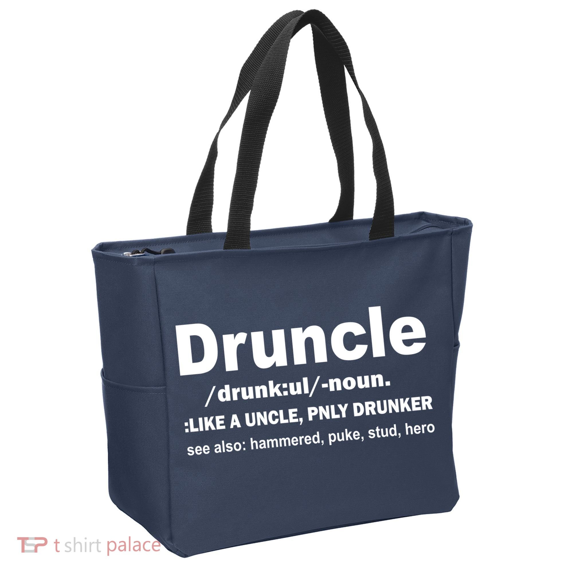 Funny Drunk Uncle Druncle Definition Tote Bag