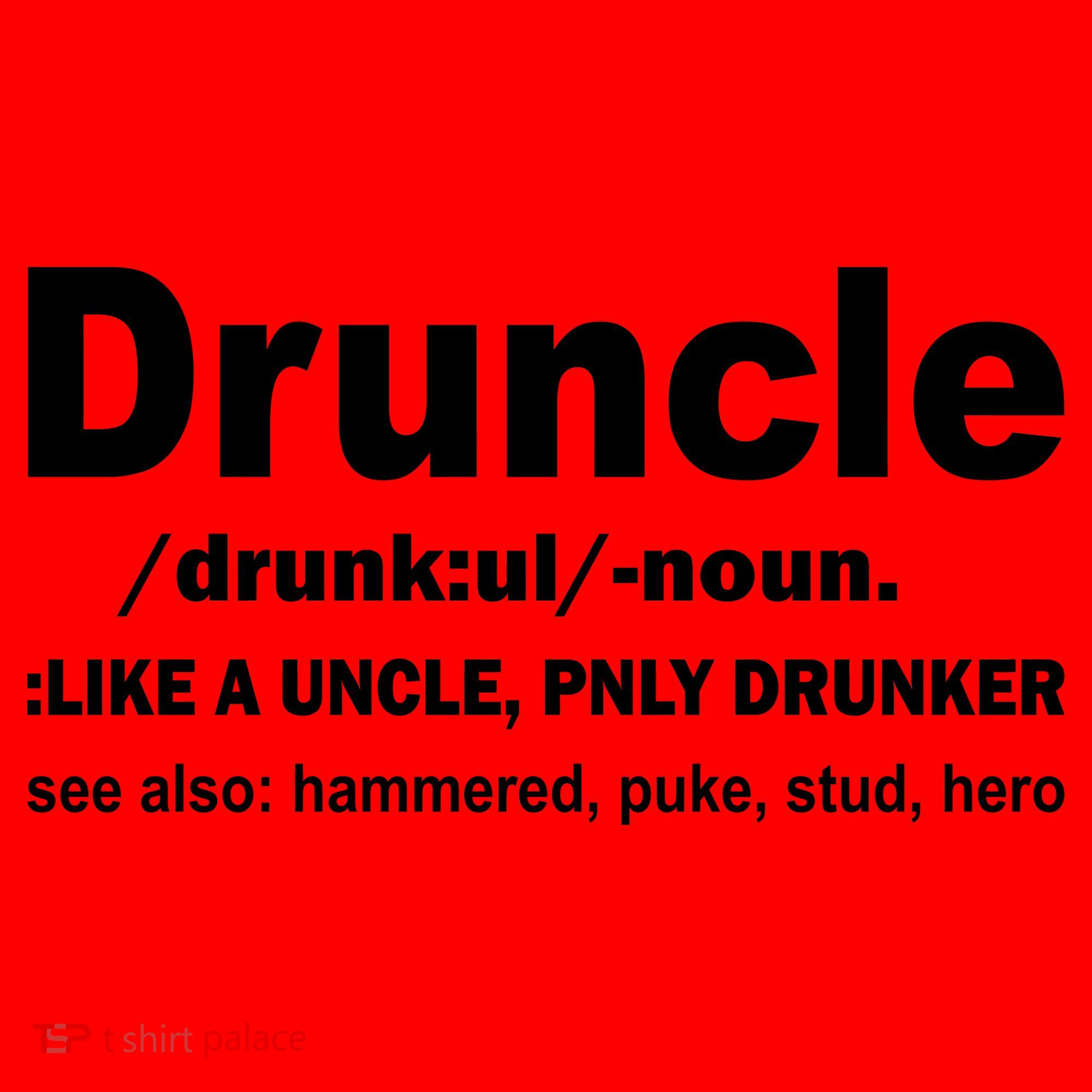 Funny Drunk Uncle Druncle Definition Santa Hat