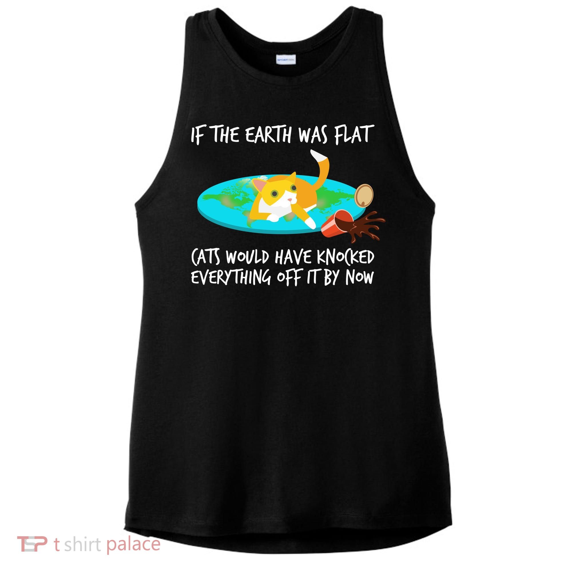 Funny Earth Cat Ladies PosiCharge Tri-Blend Wicking Tank
