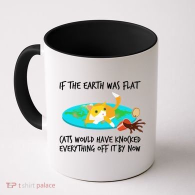 Funny Earth Cat Coffee Mug