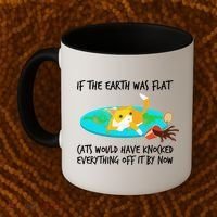 Funny Earth Cat Coffee Mug thumb 2
