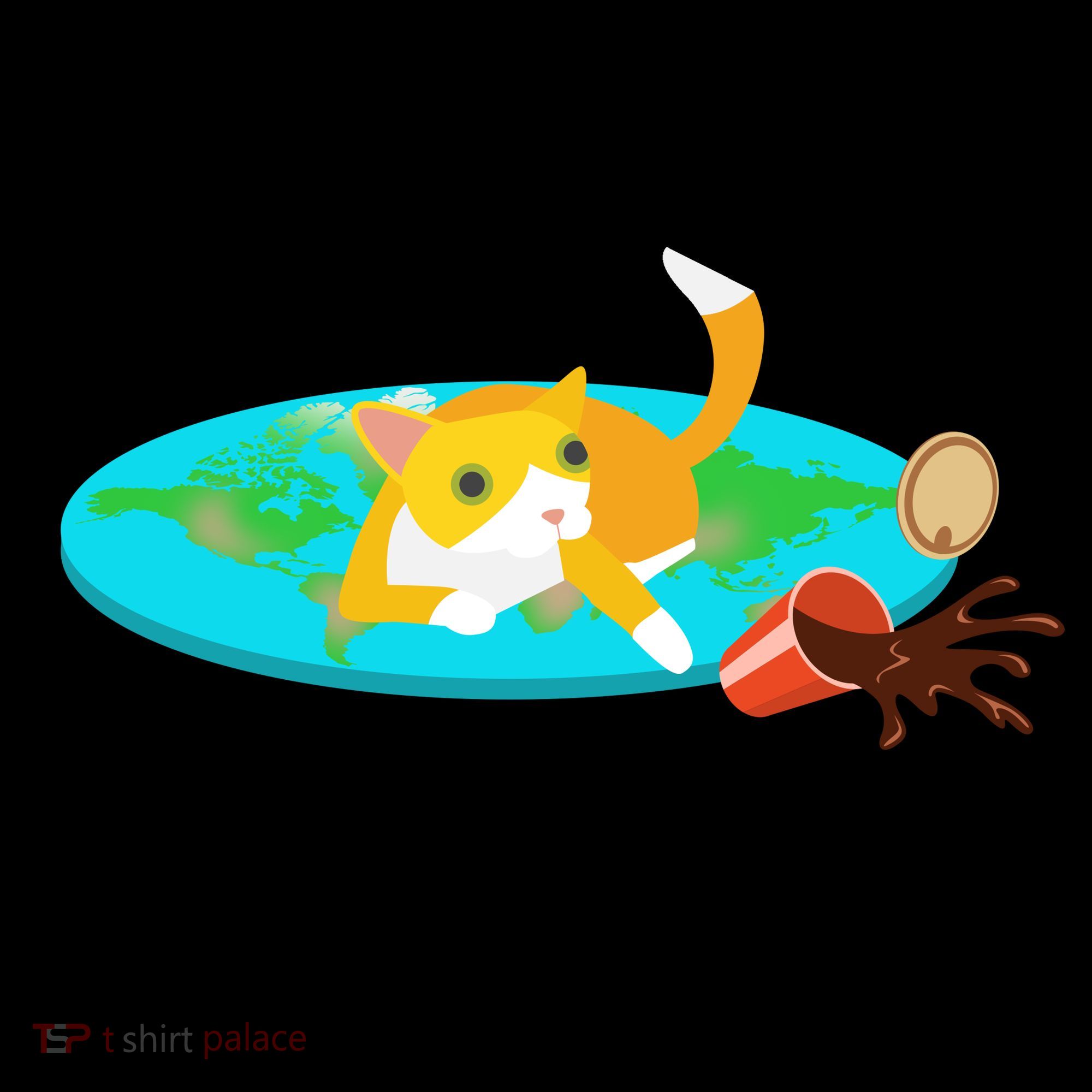 Funny Earth Cat Coffee Mug
