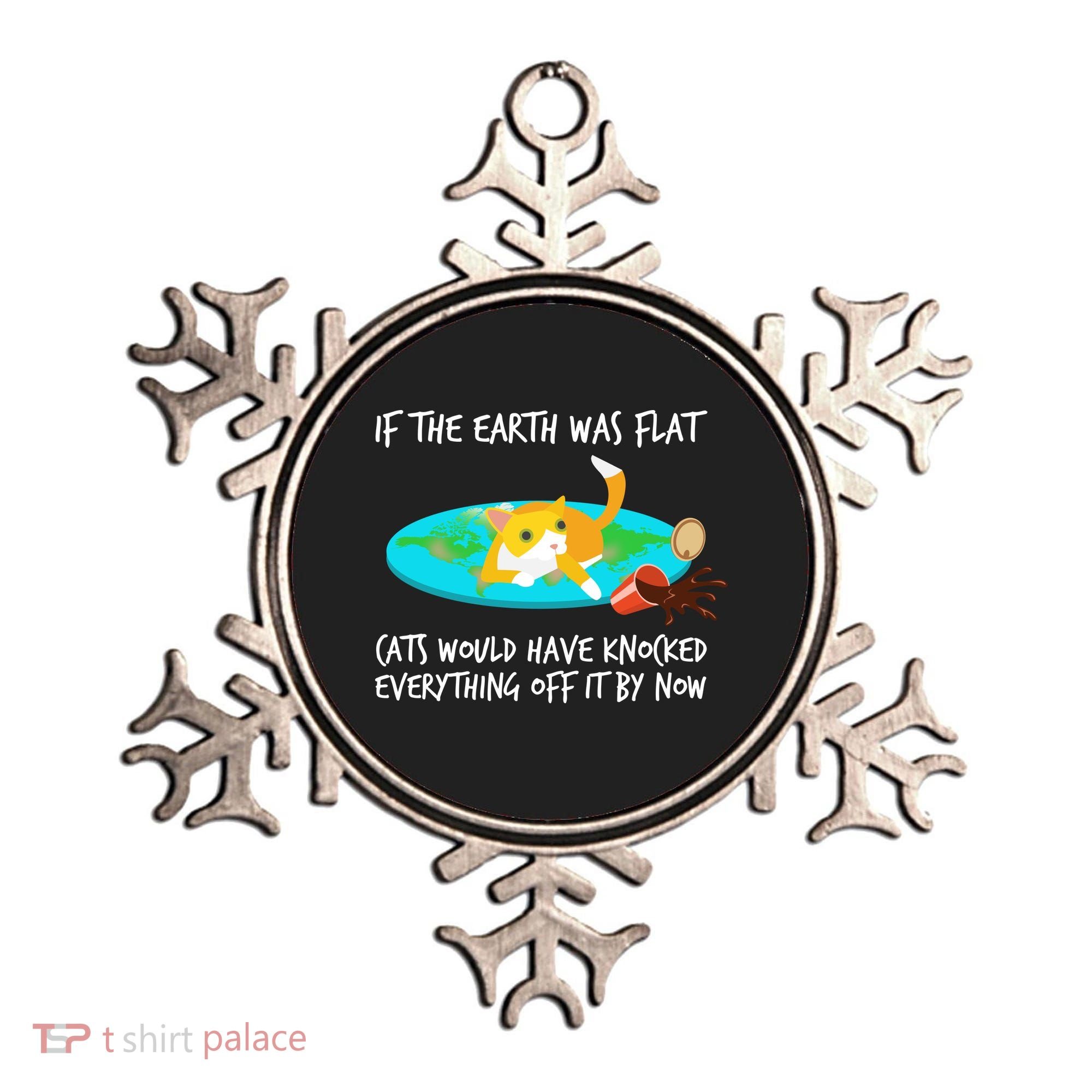 Funny Earth Cat Ornament