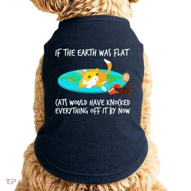 Funny Earth Cat Doggie Tank