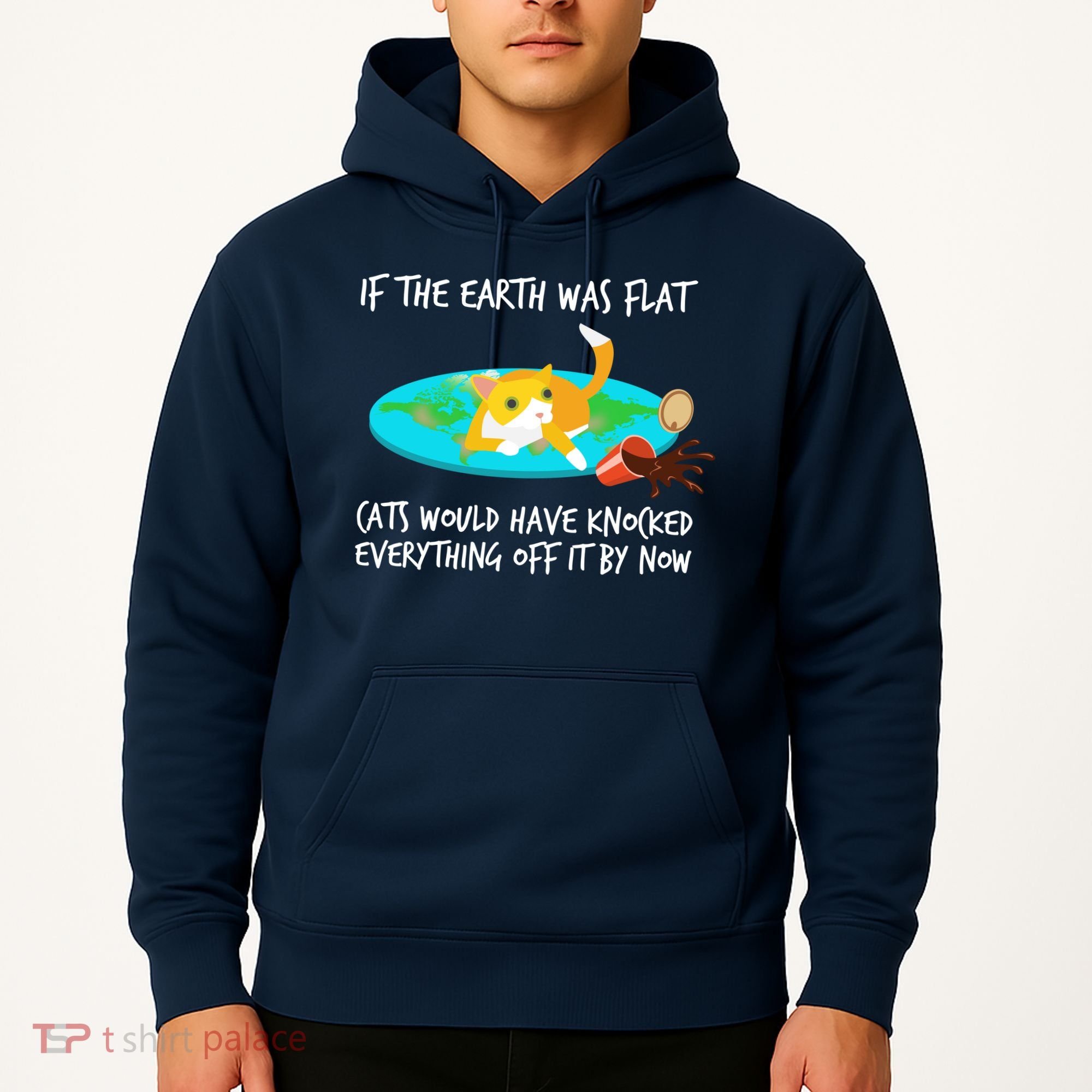 Funny Earth Cat Hoodie