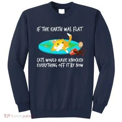Funny Earth Cat Sweatshirt
