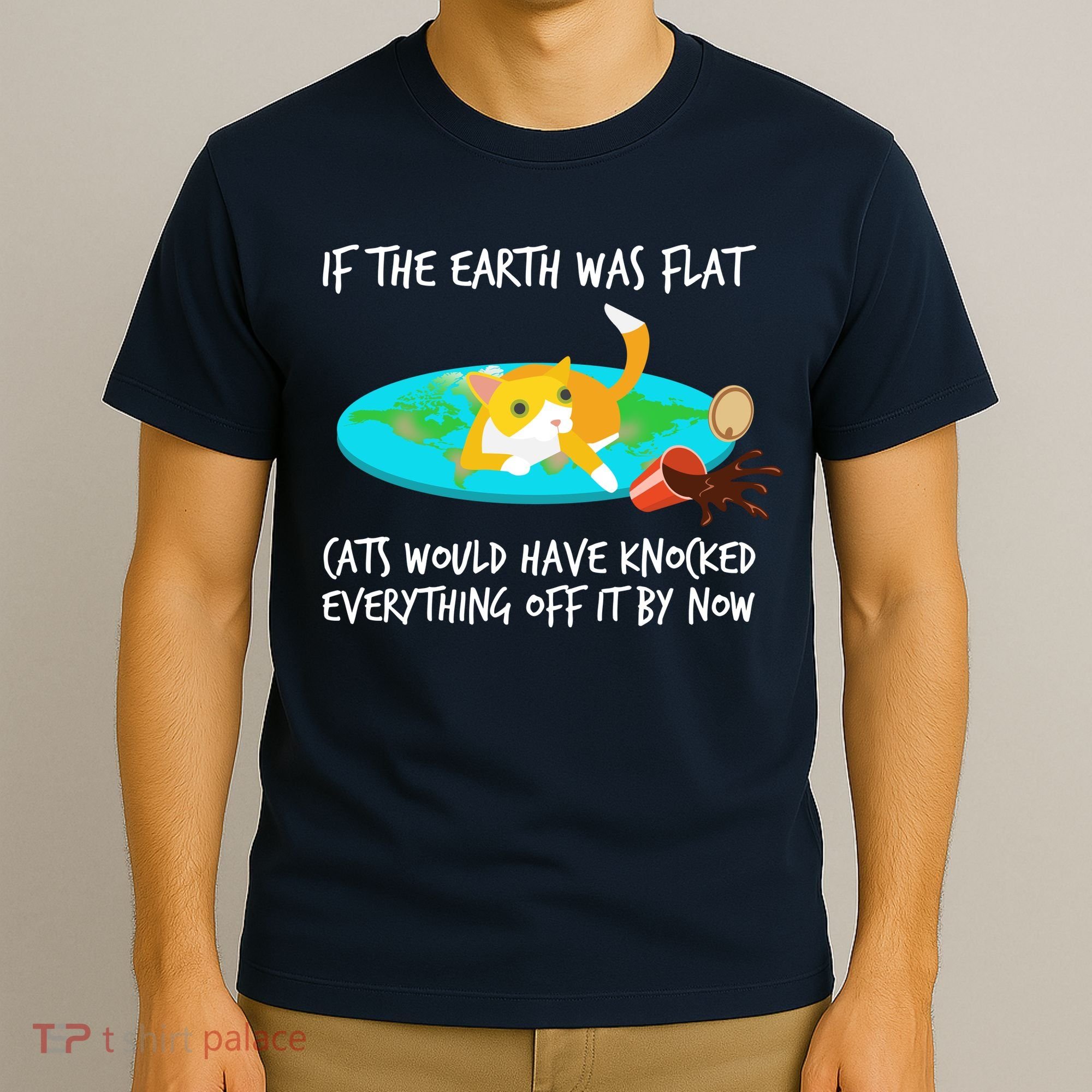 Funny Earth Cat T-Shirt