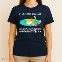 Funny Earth Cat T-Shirt thumb 4