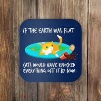 Funny Earth Cat Coaster thumb 0