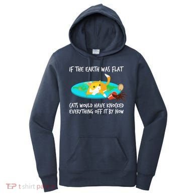 Funny Earth Cat Women's Hoodie