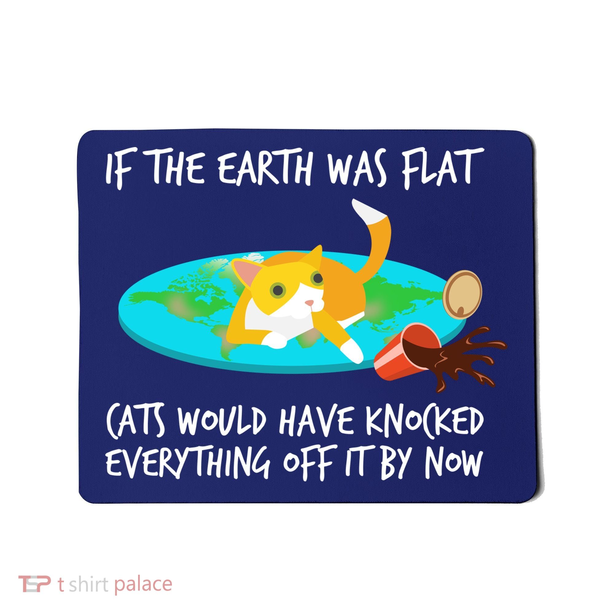 Funny Earth Cat Mousepad