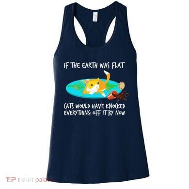Funny Earth Cat Women's Tank Top