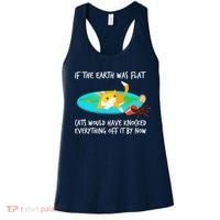 Funny Earth Cat Women's Tank Top thumb 0