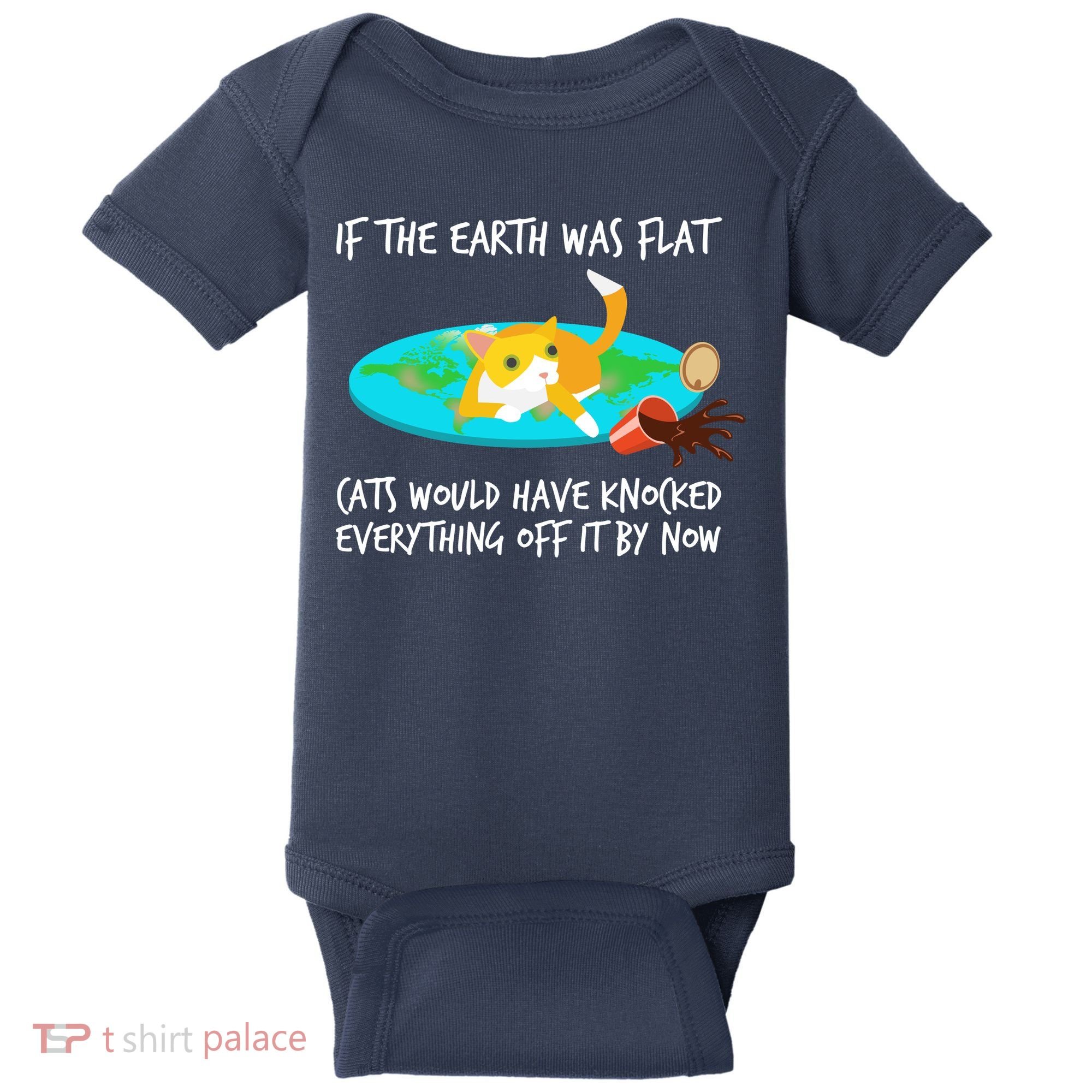 Funny Earth Cat Baby Bodysuit