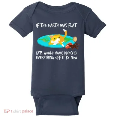 Funny Earth Cat Baby Bodysuit