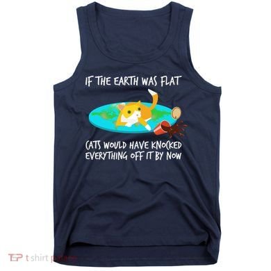 Funny Earth Cat Tank Top