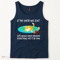 Funny Earth Cat Tank Top thumb 2
