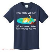 Funny Earth Cat Kids T-Shirt thumb 0