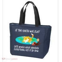 Funny Earth Cat Tote Bag thumb 3