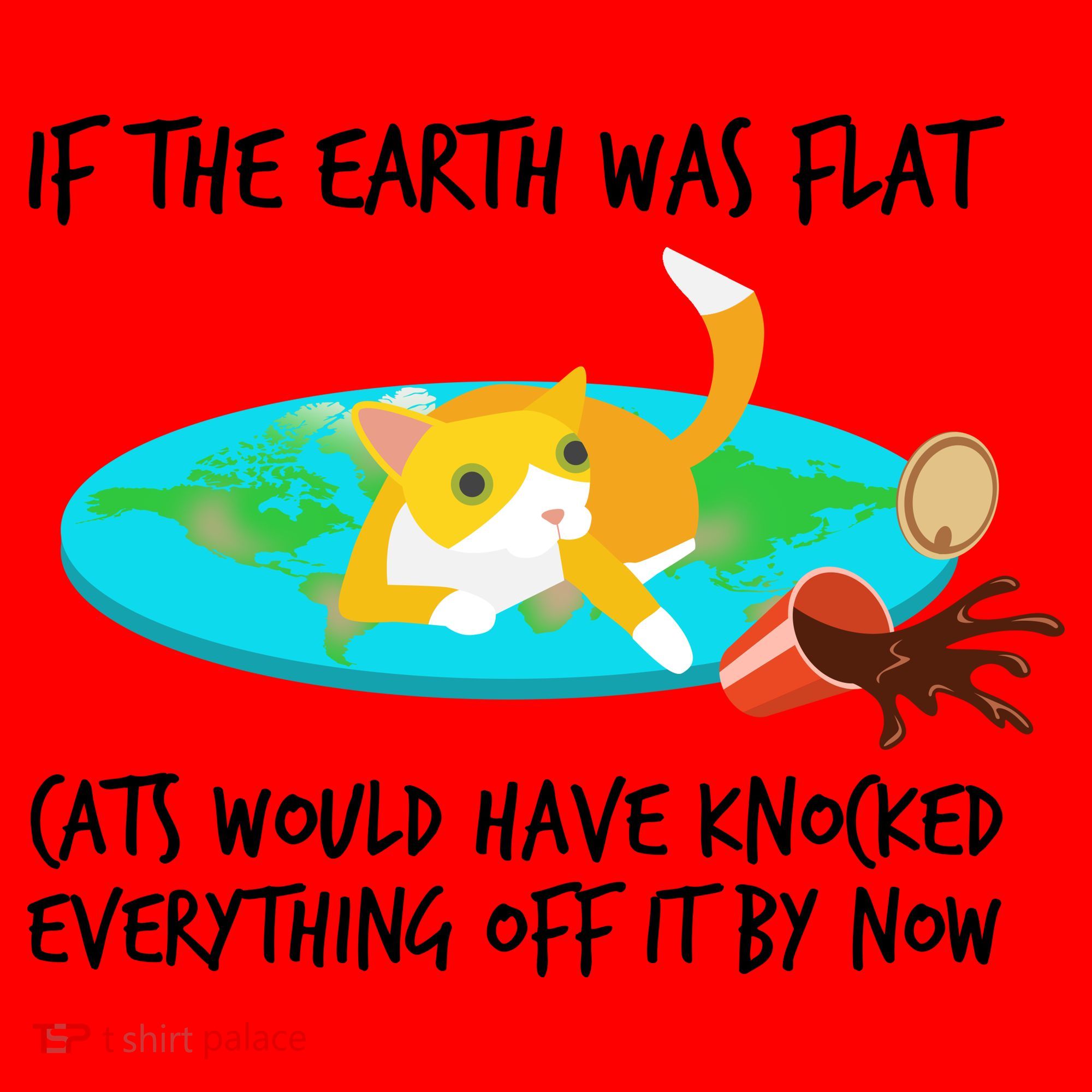 Funny Earth Cat Santa Hat