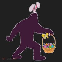 Funny Easter Bunny Eared Bigfoot Sasquatch  Women's Sweatshirt thumb 2