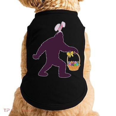Funny Easter Bunny Eared Bigfoot Sasquatch  Doggie Tank