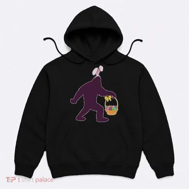 Funny Easter Bunny Eared Bigfoot Sasquatch Hoodie