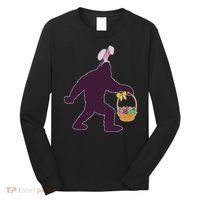 Funny Easter Bunny Eared Bigfoot Sasquatch  Long Sleeve Shirt thumb 0