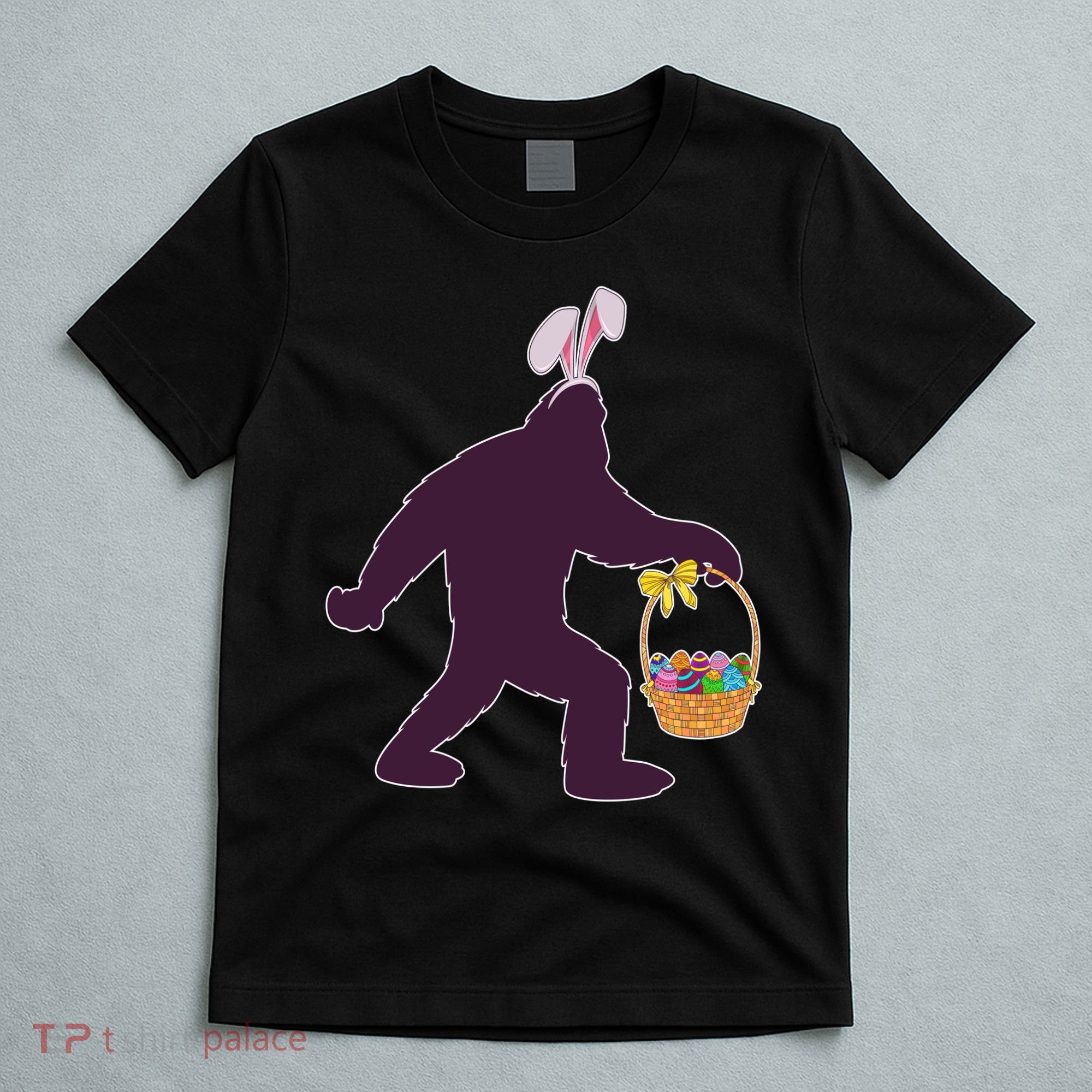 Funny Easter Bunny Eared Bigfoot Sasquatch  T-Shirt