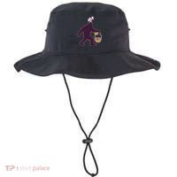 Funny Easter Bunny Eared Bigfoot Sasquatch  Bucket Hat thumb 0