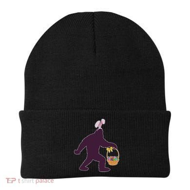 Funny Easter Bunny Eared Bigfoot Sasquatch  Beanie