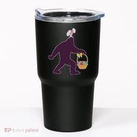 Funny Easter Bunny Eared Bigfoot Sasquatch  Tumbler thumb 0