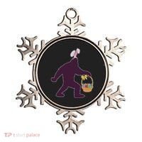 Funny Easter Bunny Eared Bigfoot Sasquatch  Ornament thumb 0