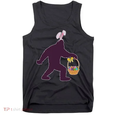 Funny Easter Bunny Eared Bigfoot Sasquatch Tank Top