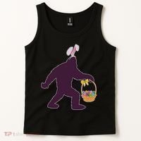 Funny Easter Bunny Eared Bigfoot Sasquatch  Tank Top thumb 2