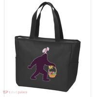 Funny Easter Bunny Eared Bigfoot Sasquatch  Tote Bag thumb 3