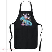 Funny Easter Bunny Riding T-Rex Apron thumb 0