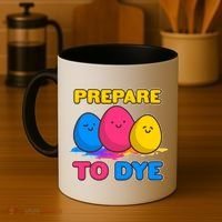 Funny Easter Prepare To Dye Coffee Mug thumb 4