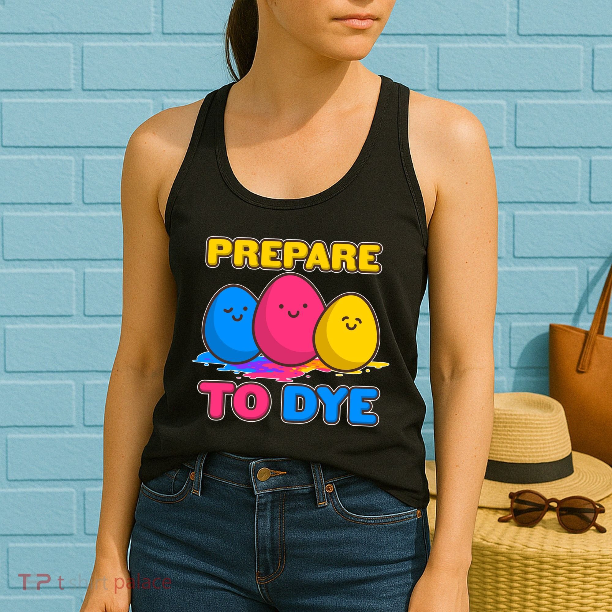 Funny Easter Prepare To Dye Women's Tank Top