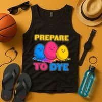Funny Easter Prepare To Dye Tank Top thumb 4