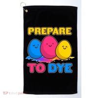 Funny Easter Prepare To Dye Golf Towel thumb 0