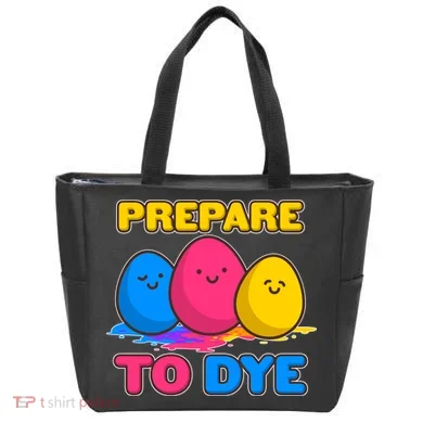 Funny Easter Prepare To Dye Tote Bag