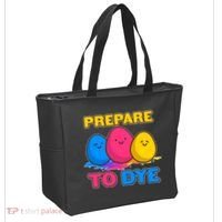Funny Easter Prepare To Dye Tote Bag thumb 2