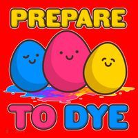 Funny Easter Prepare To Dye Santa Hat thumb 1