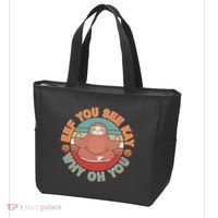 Funny Eef You See Kay Why Oh You Sloth Tote Bag thumb 3