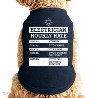 Funny Electrician Hourly Rate List Doggie Tank thumb 0
