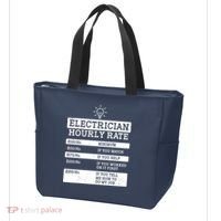 Funny Electrician Hourly Rate List Tote Bag thumb 3